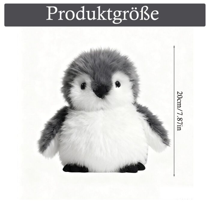 JcvPot Pinguin Kuscheltier, Weiches Stofftier Für Kinder Und Babys, Kuscheltier Pinguin Plüschtier - Image 7