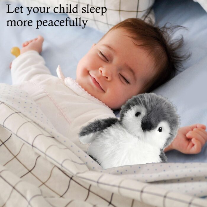 JcvPot Pinguin Kuscheltier, Weiches Stofftier Für Kinder Und Babys, Kuscheltier Pinguin Plüschtier - Image 5