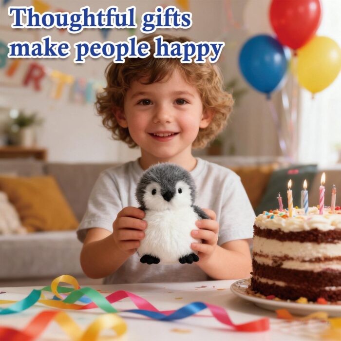JcvPot Pinguin Kuscheltier, Weiches Stofftier Für Kinder Und Babys, Kuscheltier Pinguin Plüschtier - Image 4